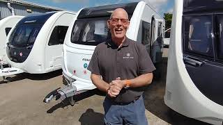 Gary is out showcasing the Knaus Starclass 565 2020 model a preowned 4berth caravan at Broadlane [upl. by Leonor]