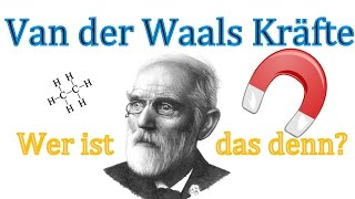 Van der Waals Kräfte  einfach erklärt [upl. by Airla]