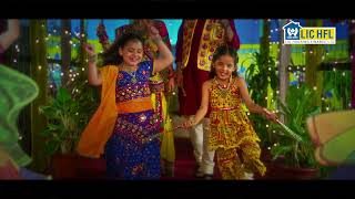 Navratri Joy with LIC HFL  Dancing Toward New Beginnings amp Prosperity [upl. by Ahseekan]