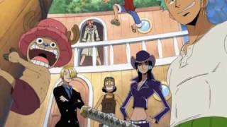 One Piece OP 03  Hikari E FUNimation English Dub Sung by Vic Mignogna Subtitled [upl. by Sukul]