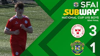 SFAI Subway U15 Boys National Cup Semi Final [upl. by Yremrej]