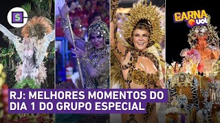 Carnaval 2024 assista aos MELHORES MOMENTOS dos desfiles do Grupo Especial  Dia 1 [upl. by Lerat]