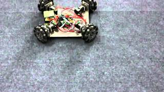 4WD OMNI WHEEL MOBILE ROBOT DEMO ACTION [upl. by Olsen]