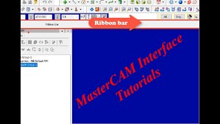 Mastercam tutorial  MasterCAM Interface tutorials in Bangla [upl. by Pegg826]