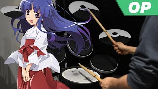 Higurashi no Naku Koro ni Sotsu OP 【Analogy】by Ayane  Drum Cover [upl. by Bonner997]