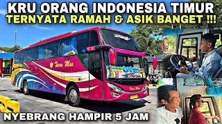 Kru Orang Indonesia Timur Ternyata Ramah amp Asik Banget 😍 Nyebrang 5 Jam ❗️ trip Tiara Mas TM 045 [upl. by Yecram]