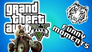 GTA 5 Funny Moments 6  Invincibility Cheat Super Jump Moon Gravity and More quotGTA V Gameplayquot [upl. by Namrehs292]