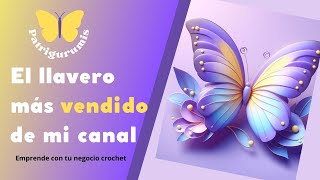 🦋 ¡Exclusividad Descubre el Encanto del Llavero de Mariposa Crochet el Más Vendido de Este Año ✨ [upl. by Redvers]