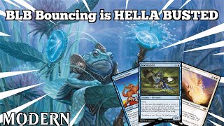 BLB Bouncing is HELLA BUSTED  BLB Azorius Combo  Bloomburrow Early Access  Modern  MTGO [upl. by Iarised]