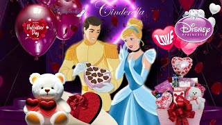 Valentines Day Disney Princesses in Love ❤️ 💋  princesse Cinderella valentinesday valentine [upl. by Yun]