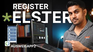 Elster Registration with Personal ID and Ausweisapp2  Step by Step Tutorial [upl. by Monney]