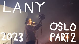 LANY – quota beautiful blurquot World Tour 2023 Live at ROCKEFELLER  OSLO Part 2 [upl. by Ioves]