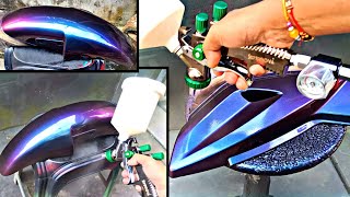 How to setup a paint spray gun  L 898 LVLP 13 mm spray gun review [upl. by Aicirtam]