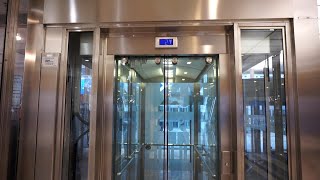 2011 OTIS MRL traction glass elevator  Linden shopping center Norrköping Sweden [upl. by Akinahs339]