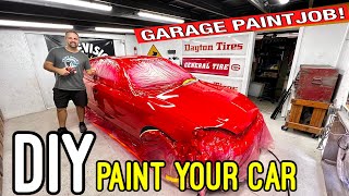 The BEST Beginners Guide to Paint Your Car with NO Paint Booth [upl. by Arihaj]