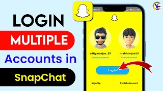 How to Use Multiple Accounts in Snapchat  How to Login another Account in Snapchat  SMYT English [upl. by Tammy510]