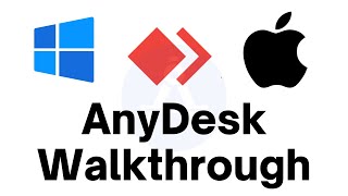 How to install and use AnyDesk Walkthrough [upl. by Job]