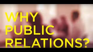 Why Public Relations [upl. by Noyr218]