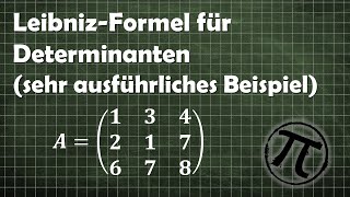 Leibnizformel für Determinanten [upl. by Briana]