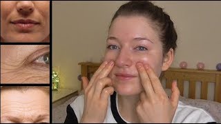 5MIN FULL FACE LIFT MASSAGE WITH HANDS✨GET YOUNGER GLOWING SKIN ANTIAGING FACE MASSAGE✨ [upl. by Enelav513]