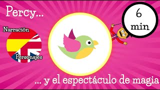 Bilingual stories for children  Percy y el espectáculo de magia [upl. by Eachern]