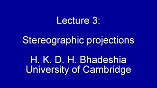 Stereographic projections 2015 [upl. by Asi]