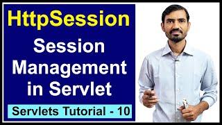 10 HttpSession Session Management in Servlet  Session Tracking Hindi  Servlet and JSP [upl. by Cressida]