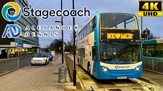 Stagecoach Manchester X370 Express Stockport to Altrincham Alexander Dennis Enviro400 Trident 2 [upl. by Einrae]