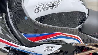 BMW S1000RR with Ilmberger Carbon Gilles Rizoma Wunderlich amp BMW M parts [upl. by Nnylyoj]