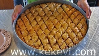 Easy Turkish Baklava Recipe from scratch [upl. by Yenahpets]