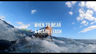 When to Wear a Board Leash  How to Kitesurf [upl. by Dianuj838]