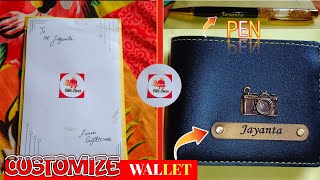 Customize Wallet amp Pen Unboxing  From Gifts Craze [upl. by Clower]