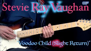 Stevie Ray Vaughan  quotVoodoo Child Slight Returnquot EXCERPT  Rock Guitar Lesson wTabs [upl. by Nnawtna806]