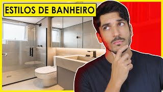 6 ESTILOS DE DECORAÇÃO DE BANHEIRO DECORADO [upl. by Marina]