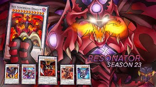 RED DRAGON ARCHFIEND RESONATOR Deck Rank Duels Season 23 ft Adventure Engine  YuGiOh Master Duel [upl. by Darcey]