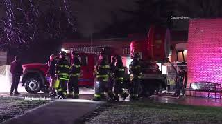 Fire at Dryden Elementary School Water Main Breaks Rain Flooding [upl. by Podvin243]