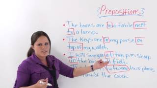 English Grammar Prepositions [upl. by Kesley863]