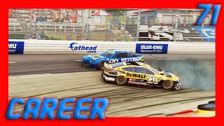 CHAMPIONSHIP CHAOS AT MARTINSVILLE  NASCAR Heat 5 2023 Mod Career S2 R35 [upl. by Nina]