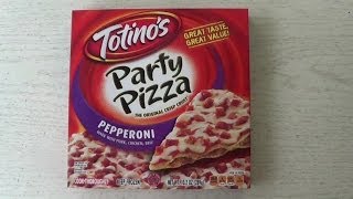 Totinos Peperoni Party Pizza Review [upl. by Yrreb]