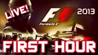 F1 2013  First Hour Live Stream [upl. by Nivrac]