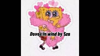 Doves In the Wind By Sza Edit Audio [upl. by Arriec579]