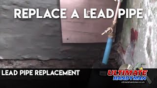 Lead pipe replacement [upl. by Mallis776]