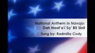 The StarSpangled Banner Navajo Lyrics National Anthem [upl. by Imuy]