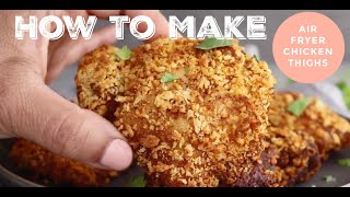 AIR FRYER CHICKEN THIGHS  Easy amp Healthy Air Fryer Recipes [upl. by Dillie]