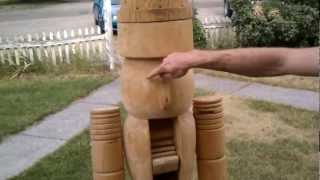 Life size home made nutcracker [upl. by Kulseth]