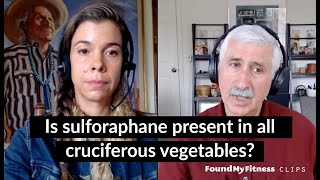 Is sulforaphane present in all cruciferous vegetables  Jed Fahey [upl. by Sigismondo924]