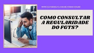 Como consultar a regularidade do FGTS [upl. by Lirrehs]