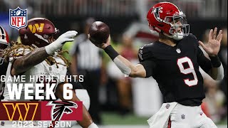 Washington Commanders vs Atlanta Falcons  2023 Week 6 Game Highlights [upl. by Lasser271]