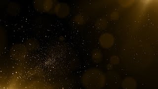 Golden Dust Particles Animation Background video  4K Gold Dust [upl. by Bergstein]