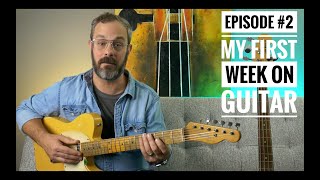 Week 1 on Guitar Midlife Musician Episode 2 [upl. by Lehcin]